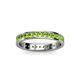 3 - Livia 2.00 mm Peridot Eternity Band 