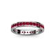 3 - Livia 2.00 mm Ruby Eternity Band 