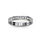 3 - Livia 2.00 mm Diamond Eternity Band 