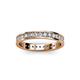 3 - Livia 2.00 mm Diamond Eternity Band 