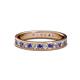 1 - Livia 2.00 mm Iolite and Diamond Eternity Band 