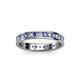 2 - Livia 2.00 mm Tanzanite and Diamond Eternity Band 