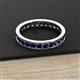 3 - Livia 2.40 mm Blue Sapphire Eternity Band 