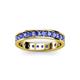3 - Livia 2.40 mm Tanzanite Eternity Band 
