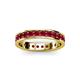 3 - Livia 2.40 mm Ruby Eternity Band 
