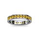 3 - Livia 2.40 mm Citrine Eternity Band 