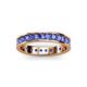 3 - Livia 2.70 mm Tanzanite Eternity Band 