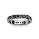 3 - Livia 2.70 mm Black Diamond Eternity Band 