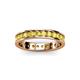 3 - Livia 2.70 mm Yellow Sapphire Eternity Band 