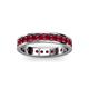 3 - Livia 2.70 mm Ruby Eternity Band 