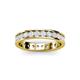 3 - Livia 2.70 mm White Sapphire Eternity Band 