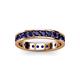 3 - Livia 2.70 mm Blue Sapphire Eternity Band 