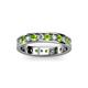 2 - Livia 2.70 mm Peridot and Diamond Eternity Band 
