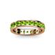 3 - Livia 3.00 mm Peridot Eternity Band 