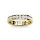 3 - Livia 3.00 mm White Sapphire Eternity Band 