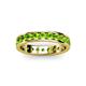 3 - Livia 3.00 mm Peridot Eternity Band 