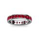 3 - Livia 3.00 mm Ruby Eternity Band 