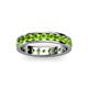 3 - Livia 3.00 mm Peridot Eternity Band 