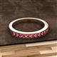 3 - Kathiryn 2.00 mm Pink Tourmaline 11 Stone Wedding Band 