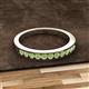 3 - Kathiryn 2.00 mm Peridot 11 Stone Wedding Band 