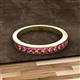 3 - Kathiryn 2.00 mm Pink Tourmaline 11 Stone Wedding Band 