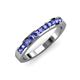 4 - Kathiryn 2.00 mm Tanzanite 11 Stone Wedding Band 