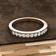 2 - Kathiryn 2.30 mm Diamond 11 Stone Wedding Band 