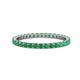 1 - Joyce 2.00 mm Emerald Eternity Band 