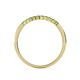 6 - Clara 1.80 mm Emerald 10 Stone Wedding Band 