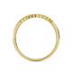 5 - Clara 1.80 mm Citrine 10 Stone Wedding Band 