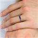 5 - Kathiryn 2.30 mm Blue Sapphire 11 Stone Wedding Band 