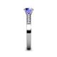 5 - Ronia Classic Tanzanite and Diamond Engagement Ring 