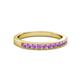 2 - Ronia Amethyst 12 Stone Wedding Band 