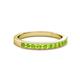 2 - Ronia Peridot 12 Stone Wedding Band 