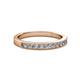 2 - Ronia Diamond 12 Stone Wedding Band 
