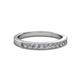2 - Ronia Diamond 12 Stone Wedding Band 