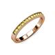 3 - Ronia Yellow Sapphire 12 Stone Wedding Band 
