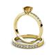 3 - Ronia Classic Citrine and Diamond Bridal Set Ring 
