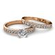 2 - Ronia Classic Diamond Bridal Set Ring 