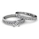 2 - Ronia Classic Diamond Bridal Set Ring 