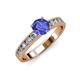 3 - Ronia Classic Tanzanite and Diamond Engagement Ring 