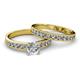 2 - Ronia Classic Diamond Bridal Set Ring 