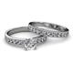 2 - Ronia Classic Diamond Bridal Set Ring 