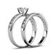 4 - Ronia Classic Diamond Bridal Set Ring 