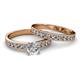 2 - Ronia Classic Diamond Bridal Set Ring 