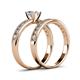 4 - Ronia Classic Diamond Bridal Set Ring 