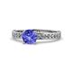 1 - Salana Classic Tanzanite and Diamond Engagement Ring 