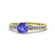 1 - Salana Classic Tanzanite and Diamond Engagement Ring 