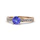 1 - Salana Classic Tanzanite and Diamond Engagement Ring 