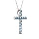 2 - Amen Aquamarine Cross Pendant 